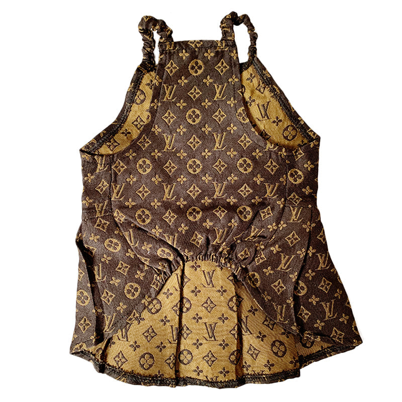 LV Dog Summer Dress