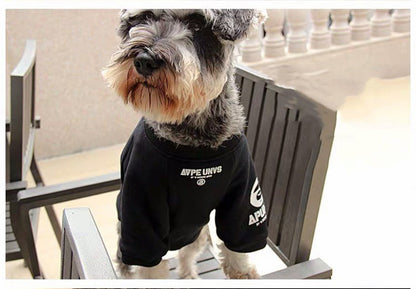 Barking-Pup Dog Sweatshirt Black