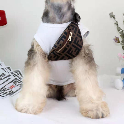 F Dog Crossbody Bag