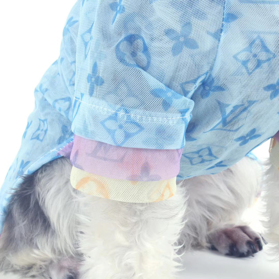 LOUIS VUITTON T-shirt Neon for dog Good for | Poodle Dachshund Maltese Shih Tzu Papillon Cavalier King Charles Spaniel Chihuahua Pomeranian Yorkshire Terrier Brussels Griffon Havanese Pekingese Chinese Crested Miniature Pinscher french bulldog pug Akita