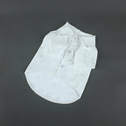 LV Dog White Shirt