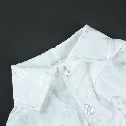 LV Dog White Shirt